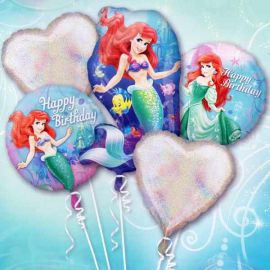 Add-On 5 pcs in A Set Disney Princess Floating Helium Bouquet Balloons