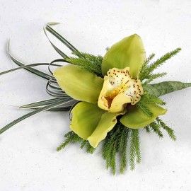 Cymbidium Orchid Corsage ( Add-On Only, No Delivery )